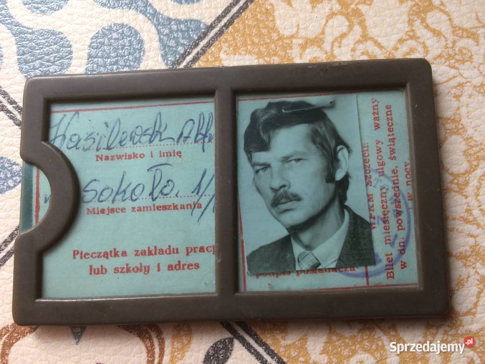 1185 Legitymacja Komunikacji Miejskiej W Szczecin