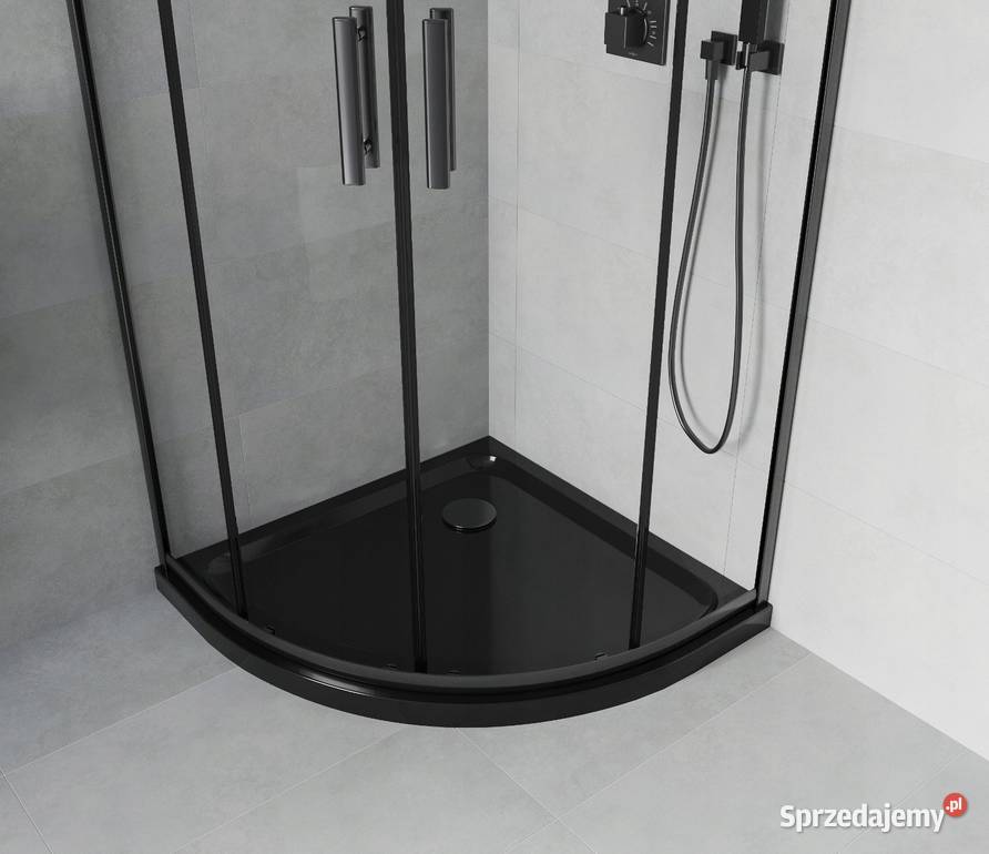 KABINA PRYSZNICOWA CZARNA 80x80 90x90 BRODZIK Choroszcz