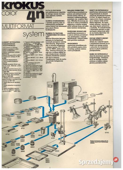 Powiększalnik fotograficzny Krokus Color 4N z małopolskie Kraków