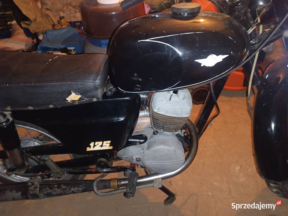 WSK 125 Zarejstrowana oryginał łańcuch świętokrzyskie Mniów