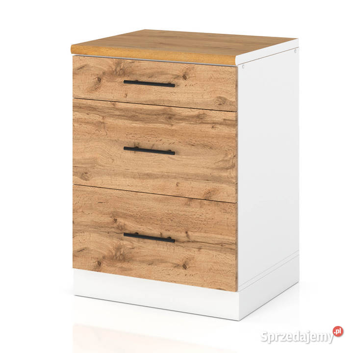 Szafka Kuchenna Stojąca Z Blatem 3 Szuflady 60 60cm sprzedam