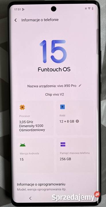 Vivo X90 12256 GB bez pudetka i tadowarki Plewiska sprzedam