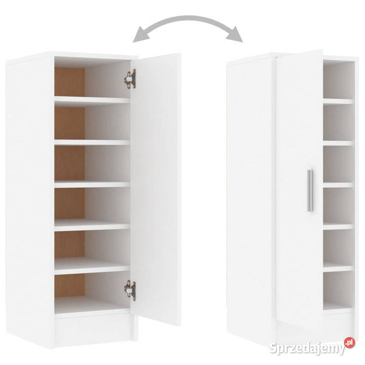 Szafka na buty biała 32x35x92 materiał Warszawa
