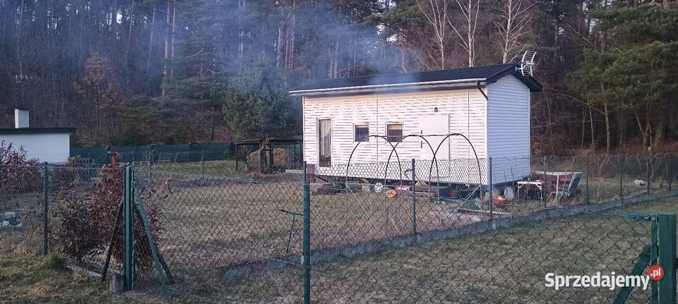Dzialka rekreacyjna ROD z Tiny House pomorskie Wejherowo sprzedam