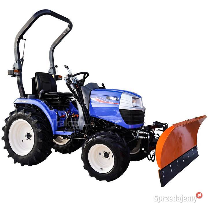 Iseki TM 3187 A MEC 4x4 17 pług do odśnieżania
