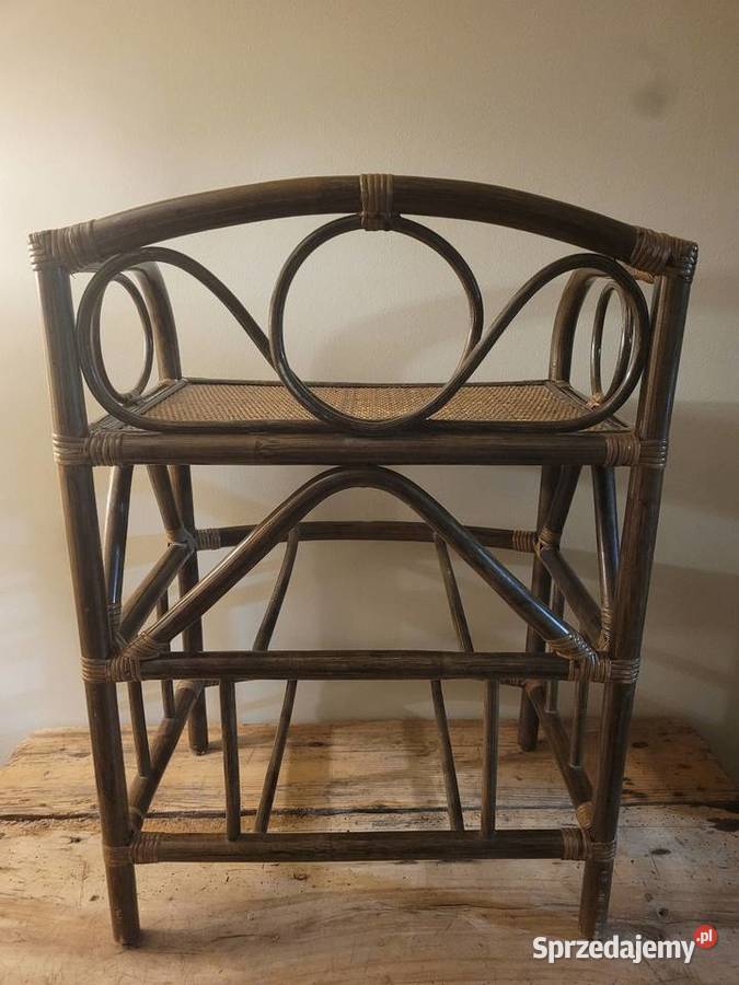 Szafka mebel rattanowy vintage Osielsko