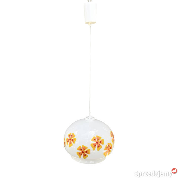 Lampa wisząca VEB Beleuchtungsglaskombinat mazowieckie Warszawa