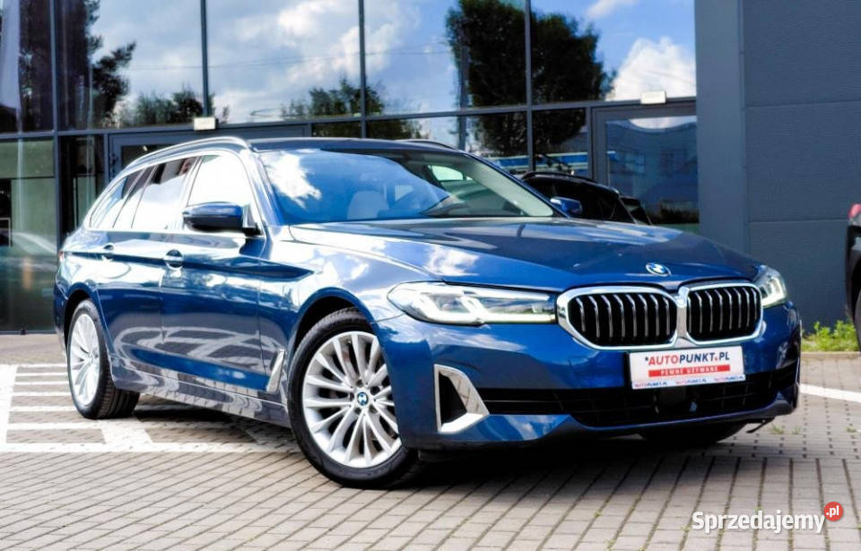 BMW SERIA 5 2022r FV23 Skóra LED PodgrzFotele diesel Seria 5 Kraków