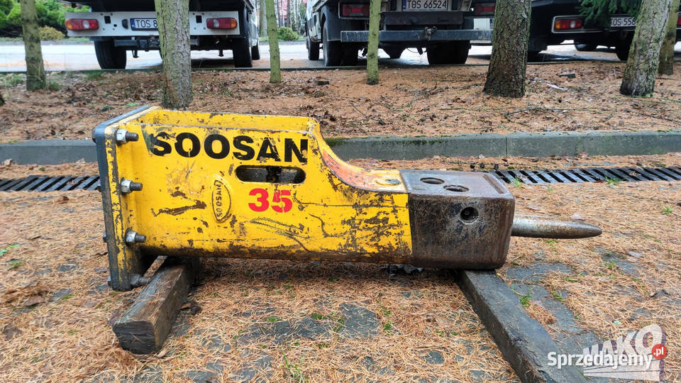 Młot hydrauliczny Soosan SQ35 230 do koparki Osprzęt roboczy