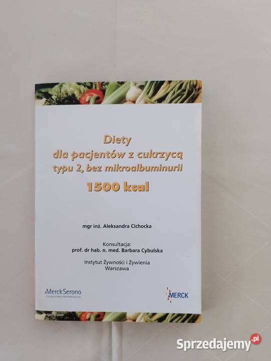Książeczka dwustronna DIETY 1200kcal1500 kcal Oborniki