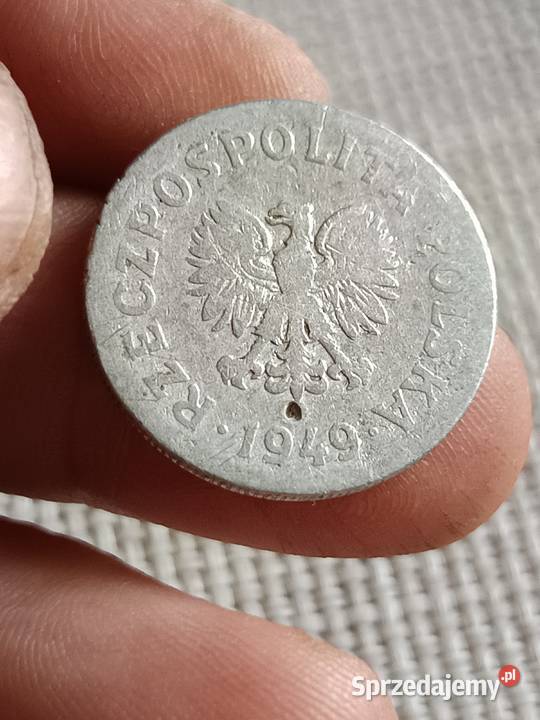 Sprzedam monetę 50 groszy 1949 skrętka lekka qqq