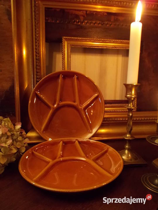 Talerz do Fondue Gien France Porcelain Lata Szczecin