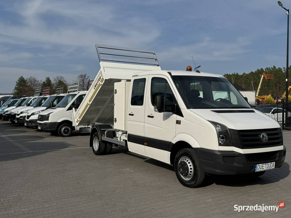 Volkswagen Crafter 6 Osób Brygadówka DOKA ESP Widełki