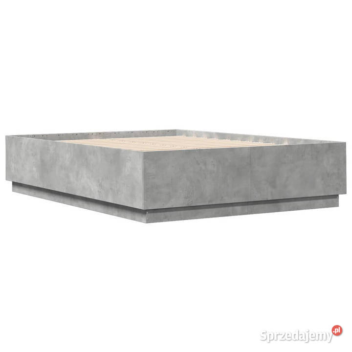 Rama łóżka z LED szarość betonu 160x200 Warszawa