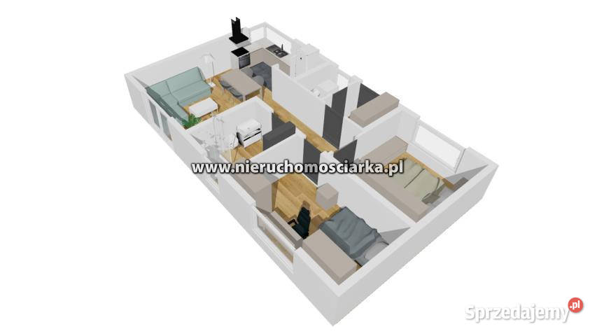 Dom wolnostojący 55m2 Turza Śląska 55m2 śląskie