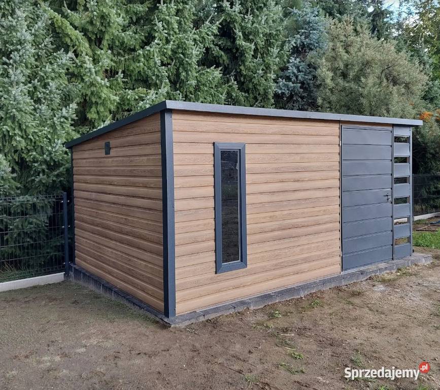 Domek Schowek Ogrodowy z wiatą 45x3m Kalisz sprzedam