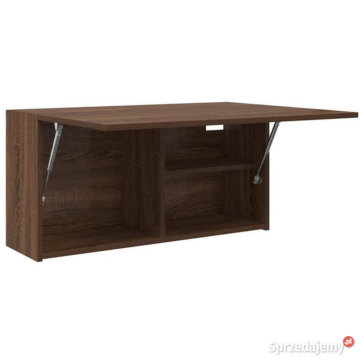 Wisząca szafka łazienkowa brązowy dąb 80x25x40 Warszawa