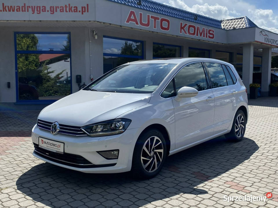 Volkswagen Golf Sportsvan 14 150 Highline Biała bluetooth Tarnowskie Góry