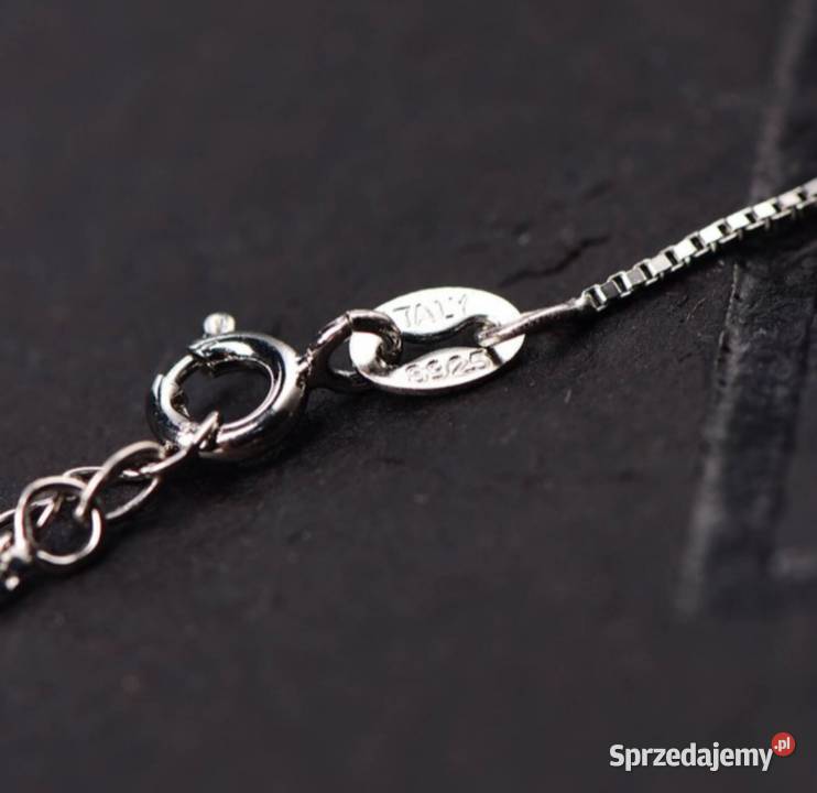 Naszyjnik serce srebro S925 z kwarcem różowym Naszyjniki Tuchola