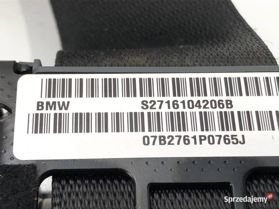 PAS BEZPIECZEŃSTWA PRZÓD PRAWY BMW E70 0613 Pasy bezpieczeństwa