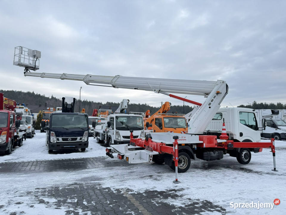Nissan Cabstar Podnośnik Koszowy 27m RUTHMANN TB świętokrzyskie Widełki