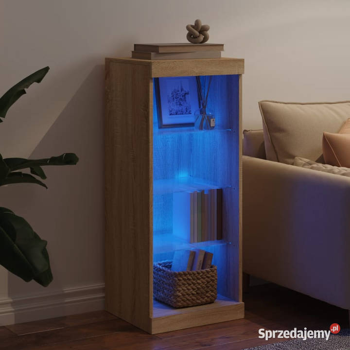 Szafka z oświetleniem LED dąb sonoma 41x37x100 mazowieckie