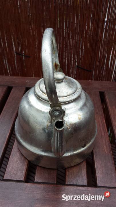 Stary czajnik aluminiowy retro PRL Przybory kuchenne mazowieckie Warszawa