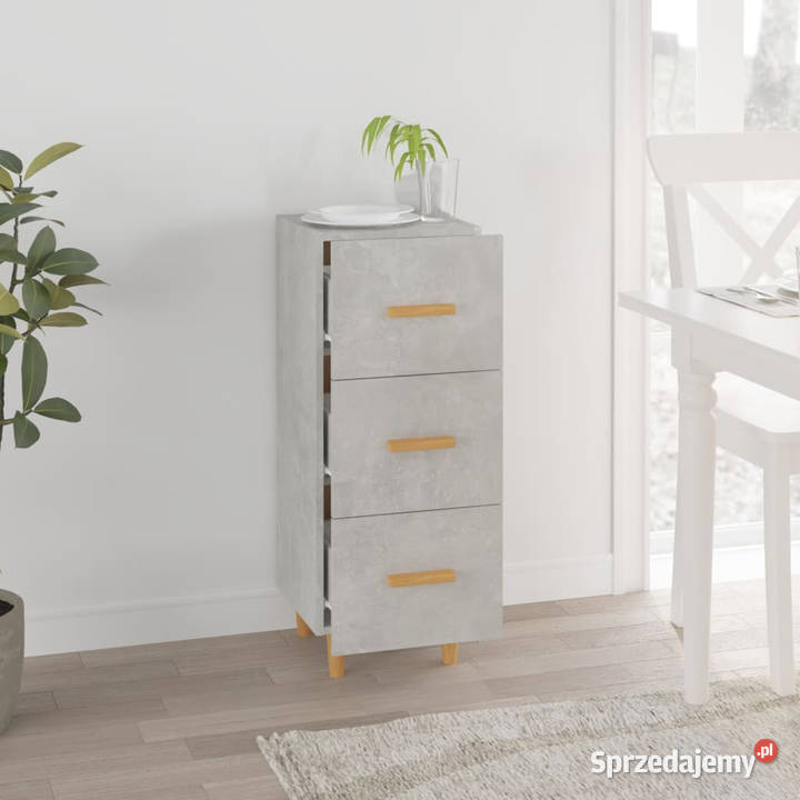 Szafka szarość betonu 345x34x90 materiał sprzedam