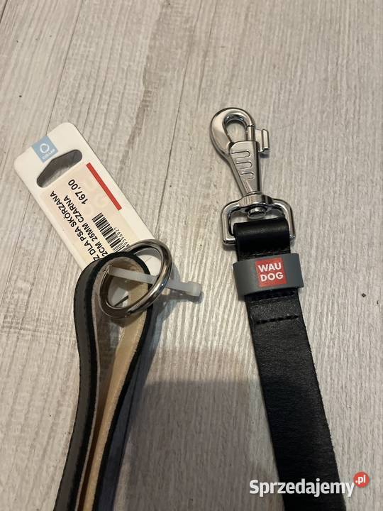 Smycz psa skórzana nowa sprzedam