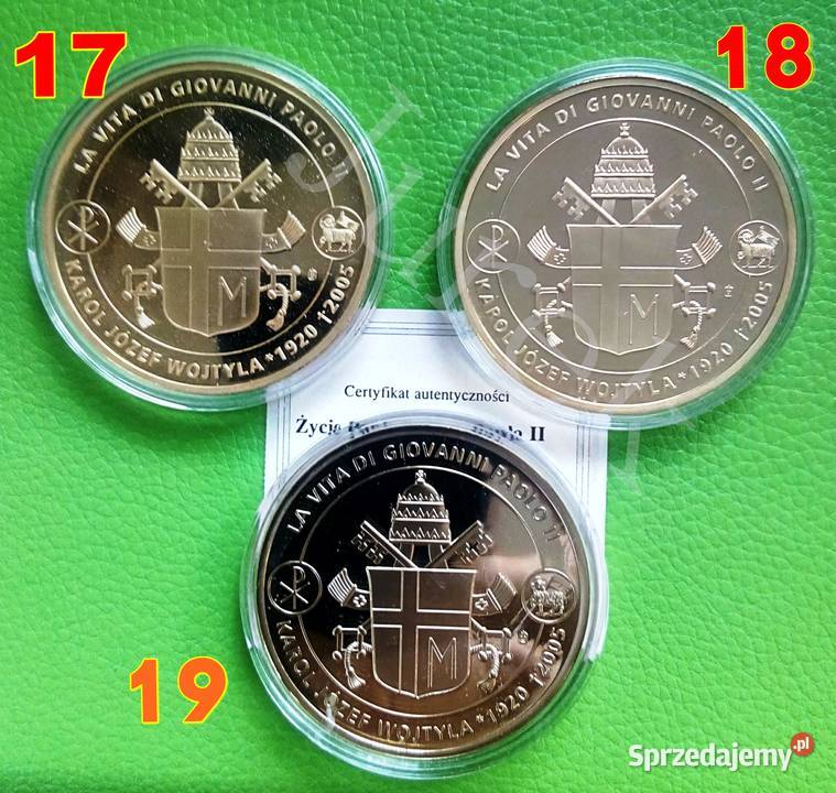 OLBRZYM 70 mm Moneta Banknot Srebro Władysław