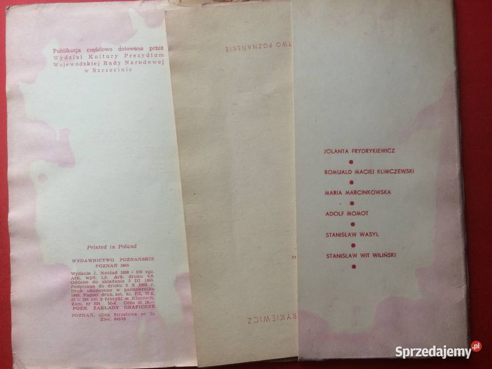 684 Szczecińskie Arkusze Poetyckie Szczecin sprzedam