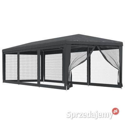 vidaXL Namiot imprezowy z 8 ścianami z siatki Altany i wiaty mazowieckie