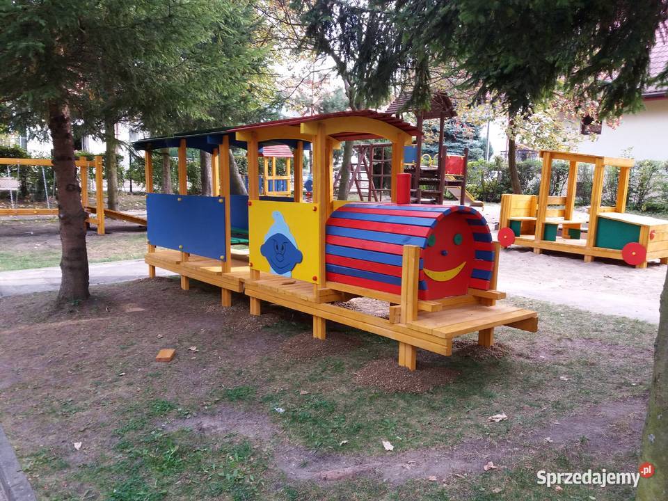LOKOMOTYWA NA PLAC ZABAW SMERF Białystok
