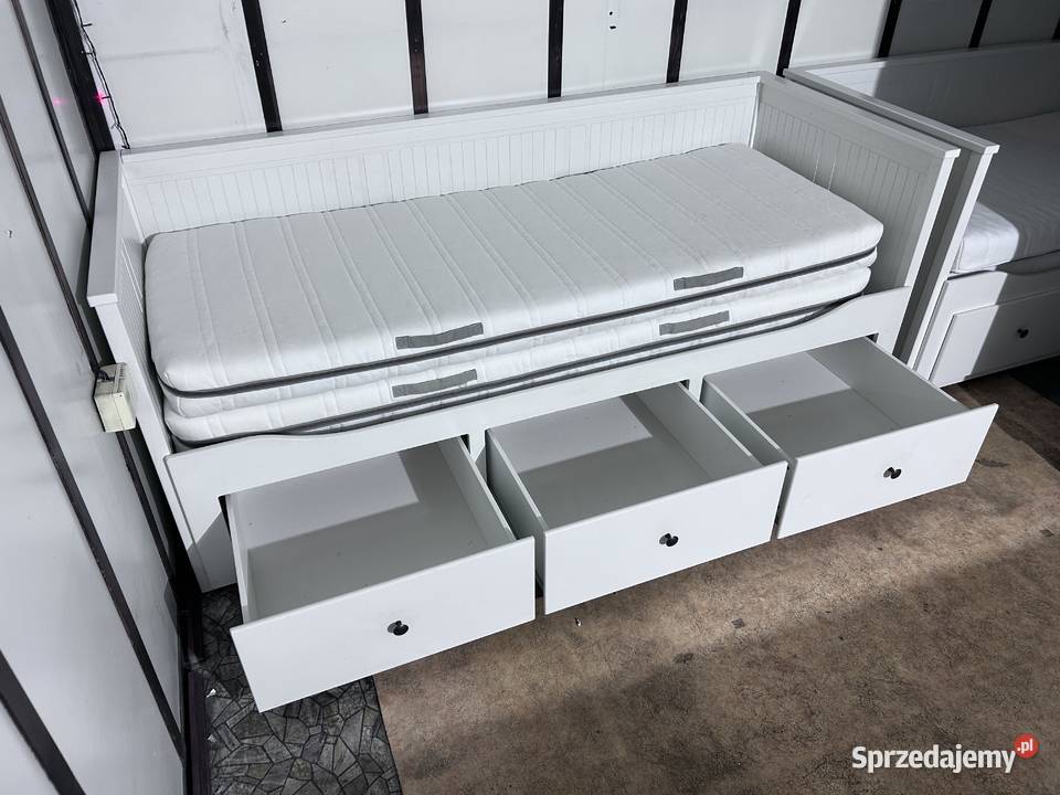 IKEA HEMNES Łóżko Leżanka z 3 szufladami 2 śląskie Rybnik sprzedam