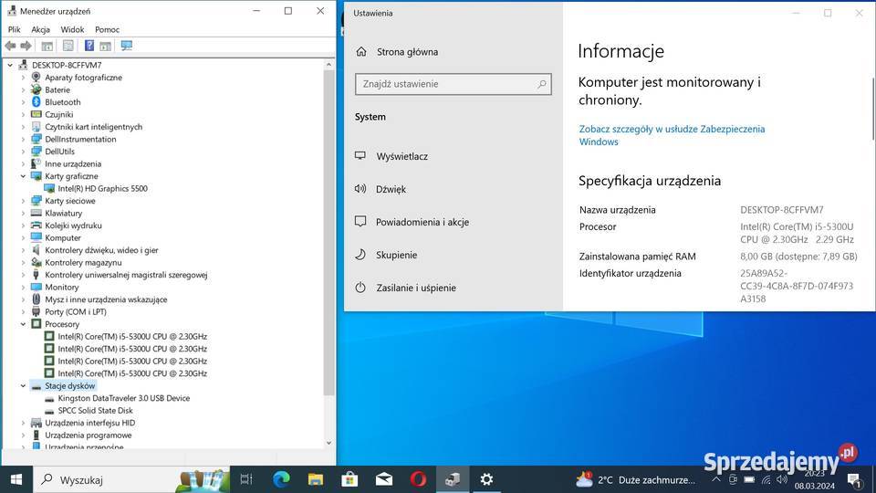 Piękny Dell Latitude E5450 i5 5300U 8GbDDR