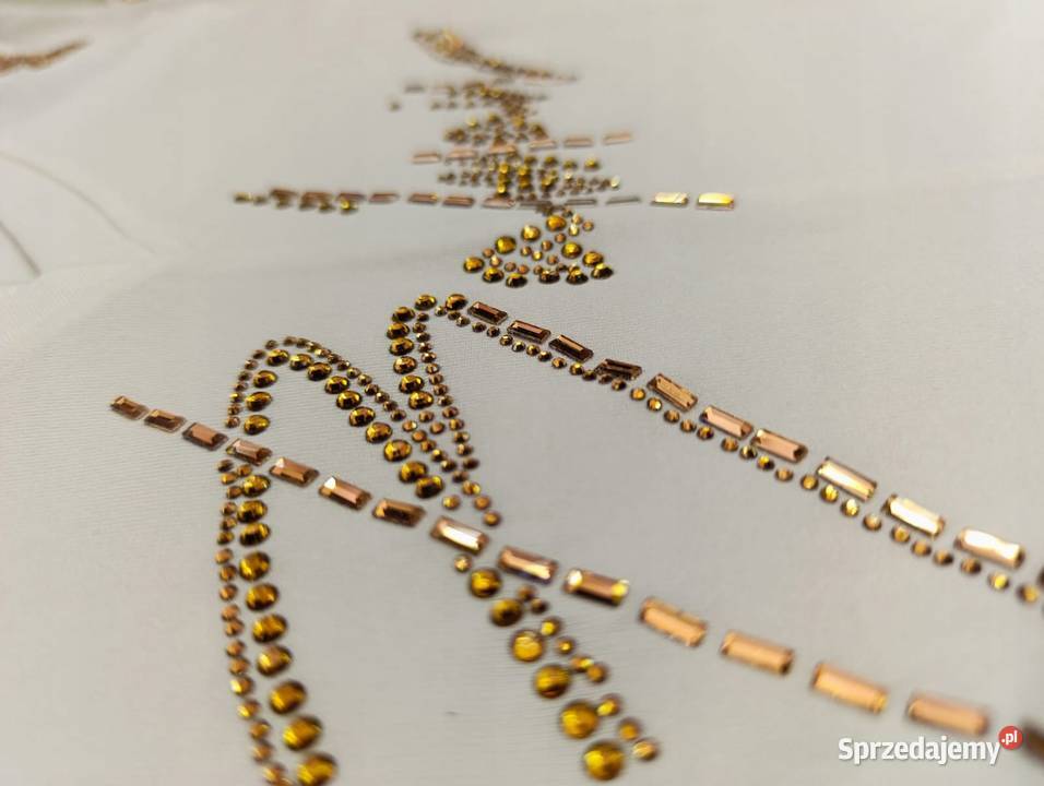 Luksusowa bluzka damska Cekiny koronki kamienie łódzkie sprzedam