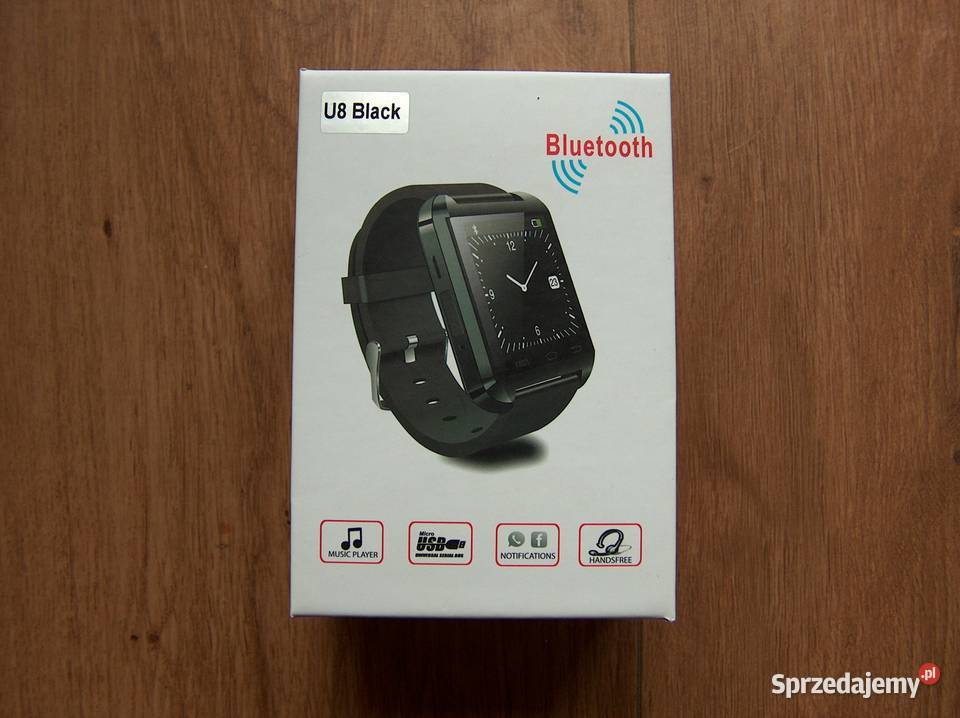Smartwatch U Watch model U8 Black podlaskie Białystok