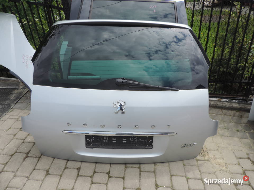 PEUGEOT 807 KLAPA TYŁ BAGAŻNIKA KOMPLETNA Nowy Sącz sprzedam
