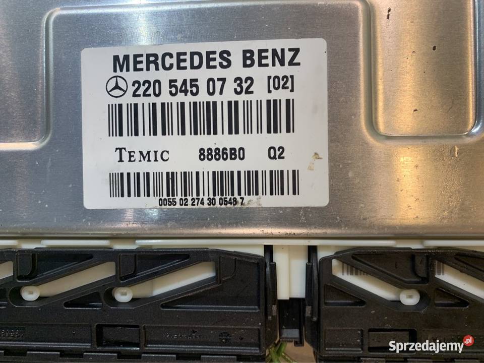 2205450732 moduł sterownik zawieszenia mercedes Komputery Szczecin