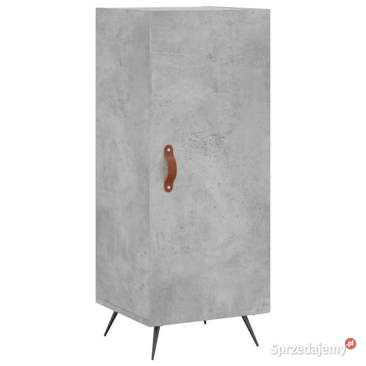 Wysoka szafka szarość betonu 345x34x180 Warszawa