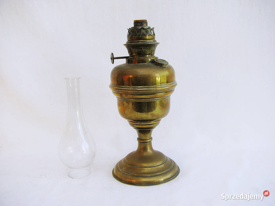Lampka Lampa naftowa mosiądz zachodniopomorskie Szczecinek