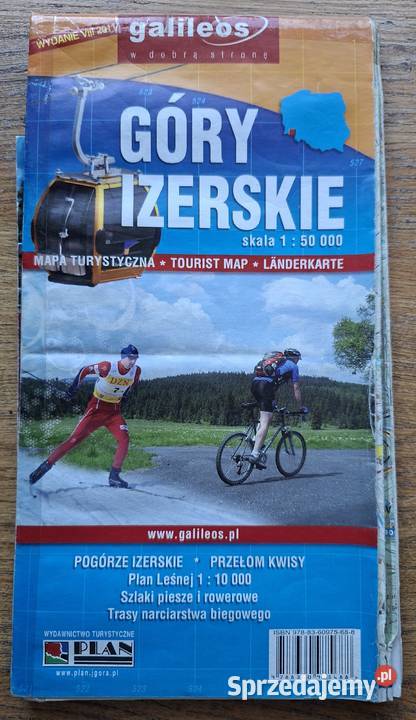Góry Izerskie 150 000 mapa turystyczna galileos małopolskie sprzedam