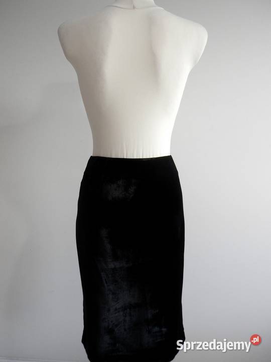 Spódnica Aksamitna Jedwabna Jedwab Wiskoza Łomża