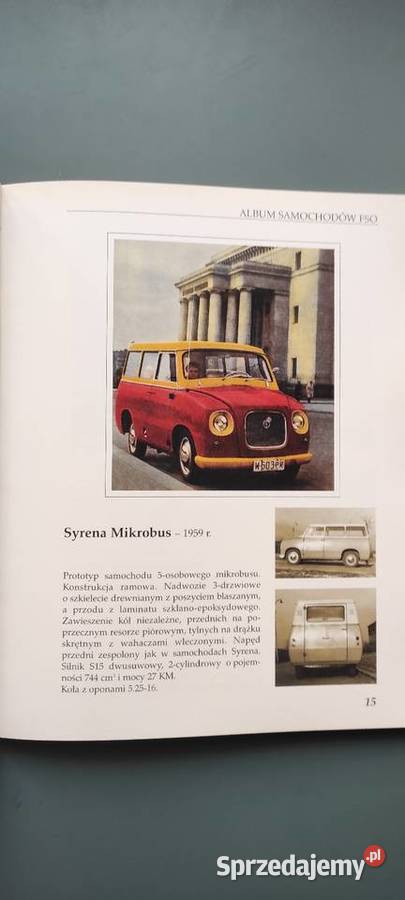Album samochodów FSO JDembiński łódzkie Łowicz