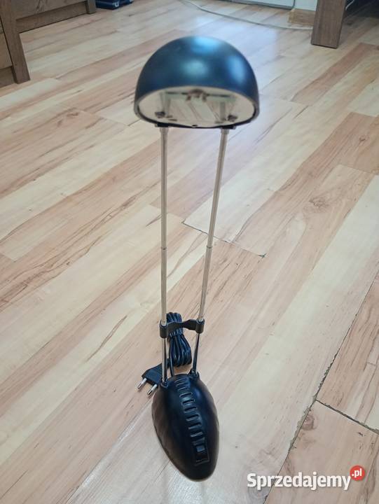 lampka lampa biurkowa nocna czarna 50 halogen Lampy stołowe i nocne Szczecin