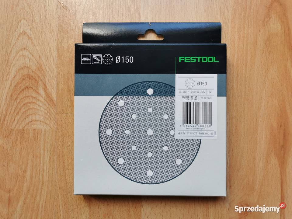 FESTOOL miękka podkładka na rzep dwie sztuki