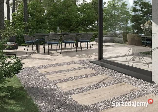 Drewnopodobne płytki tarasowe 2 60x60 balkon Płytki podłogowe Radom sprzedam