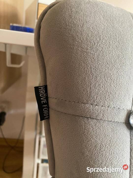 FOTEL HR804CN TAPICEROWANY WELUREM Z OZDOBNYMI Wrocław