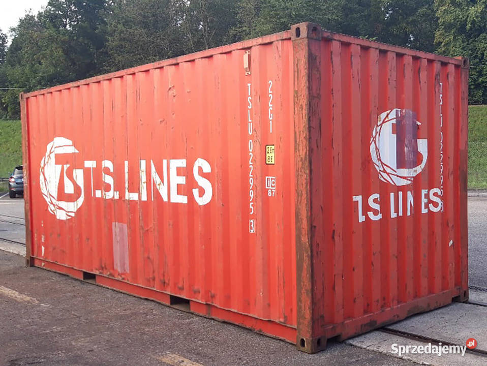 Kontener morski magazynowy 20DV 6 metrowy