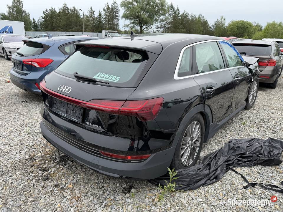 Audi etron 55 Quattro S Line 20 2021r Uszkodzony e-tron Prudnik